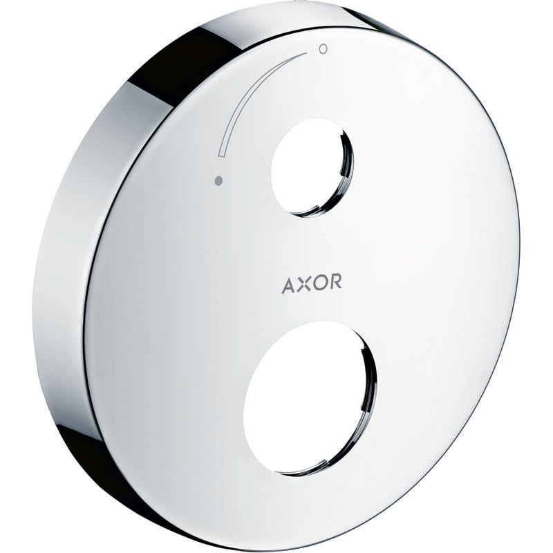 foto del prodotto hansgrohe axor rosace de rallonge, ronde, 2 trous, avec fl che de