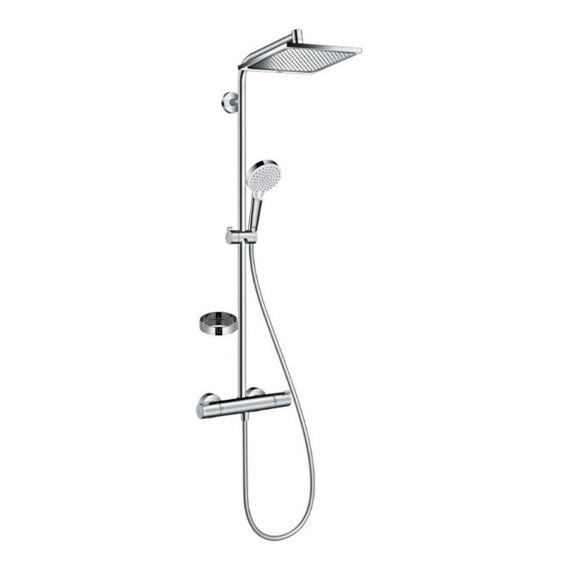 immagine 0 del prodotto hansgrohe colonna doccia con miscelatore termostatico soffione crometta e 240 doccetta portasapone