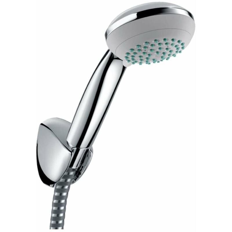 foto del prodotto hansgrohe crometta 85 set doccia variojet, 2 getti supporto doccia porter c 1,60 m, cromato 27559000