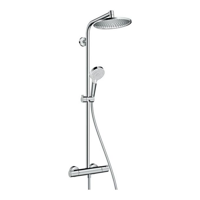 foto del prodotto hansgrohe crometta s sistema di doccia 2 testina/e parete cromo