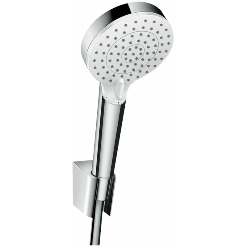 foto del prodotto hansgrohe crometta set doccia vario 9 l min. con supporto porter, 2 getti, bianco cromo 26694400
