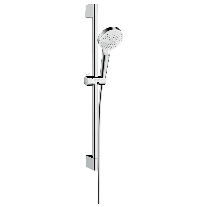 foto del prodotto hansgrohe crometta vario unica croma, set doccia 0,65 m, bianco cromato 26532400 