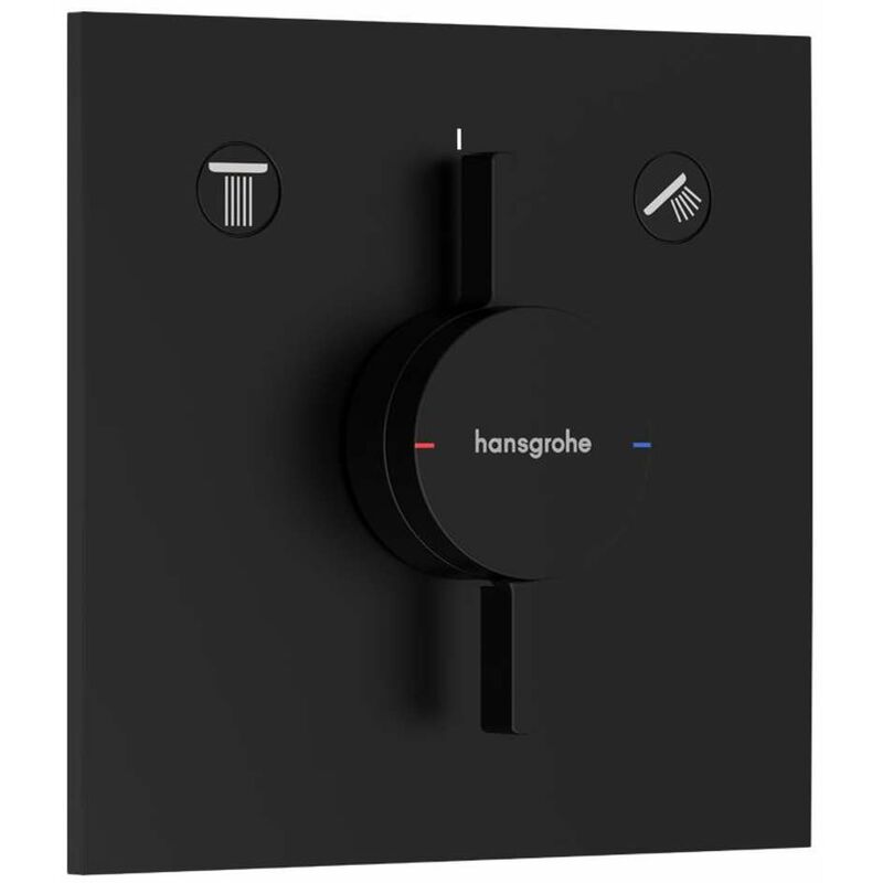 foto del prodotto hansgrohe duoturn e miscelatore ad incasso per 2 utenze, nero opaco 75417670