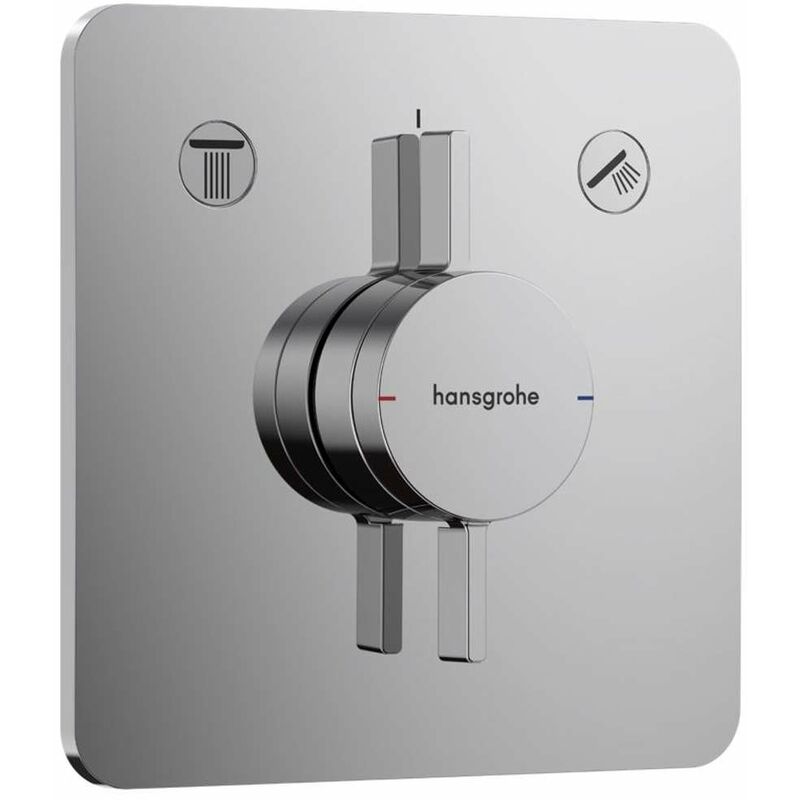 foto del prodotto hansgrohe duoturn q miscelatore ad incasso per 2 utenze, cromo 75414000
