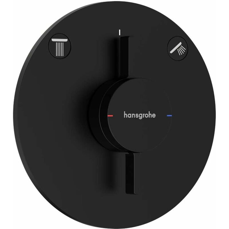 foto del prodotto hansgrohe duoturn s miscelatore ad incasso per 2 utenze, nero opaco 75418670