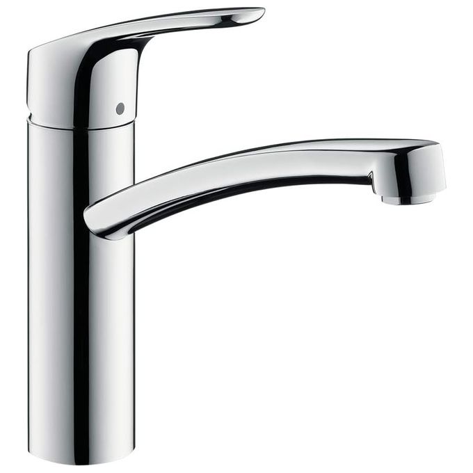 foto del prodotto hansgrohe focus m41 - rubinetto da cucina miscelatore cucina con altezza bocca 160 mm rubinetto monocomando con bocca girevole cromo cromo comfortzone 160 mm senza tubo flessibile