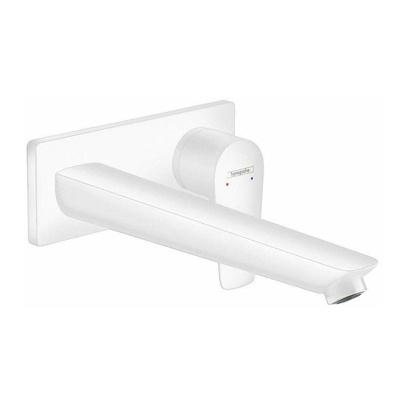 immagine 0 del prodotto hansgrohe lavabo da incasso a parete, bocca 225mm, piletta scarico libero bianco opaco