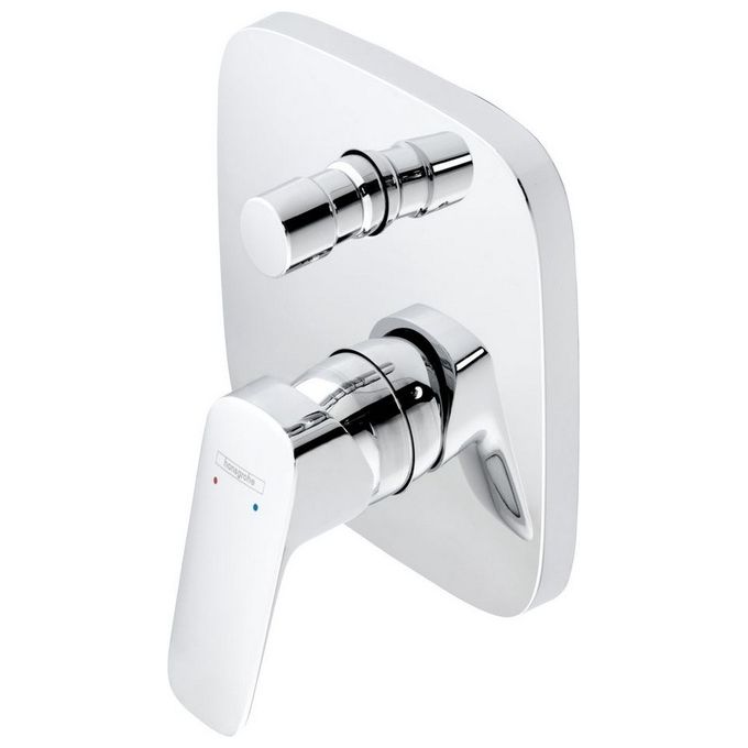 foto del prodotto hansgrohe logis 71405 parti esterna miscelatore vasca doccia.