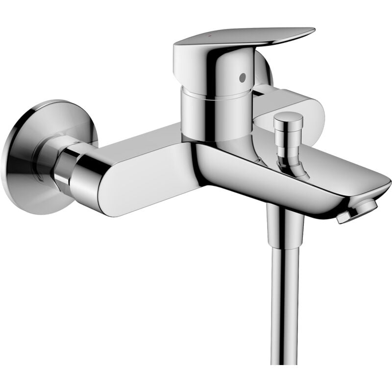 foto del prodotto hansgrohe - logis c2 miscelatore vasca doccia con cartuccia a 2 velocità cromo - 71401000