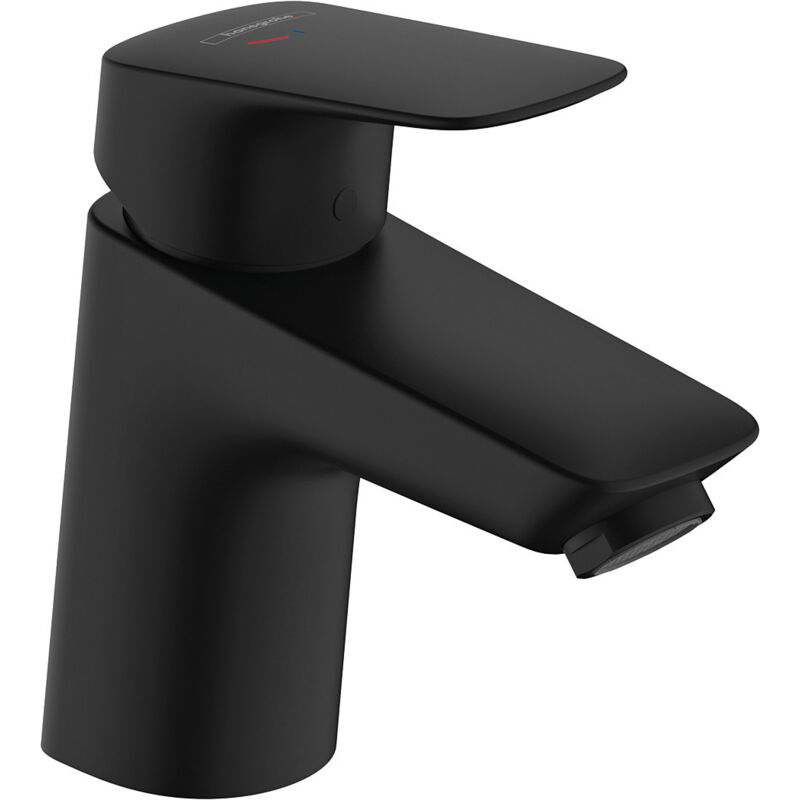 foto del prodotto hansgrohe - logis - miscelatore da lavabo, con sistema di scarico, coolstart, nero opaco 71072670