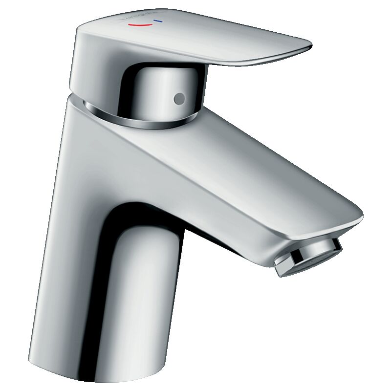 foto del prodotto hansgrohe logis miscelatore monocomando 70 coolstart per lavabo, con sistema di scarico, cromato 71072000