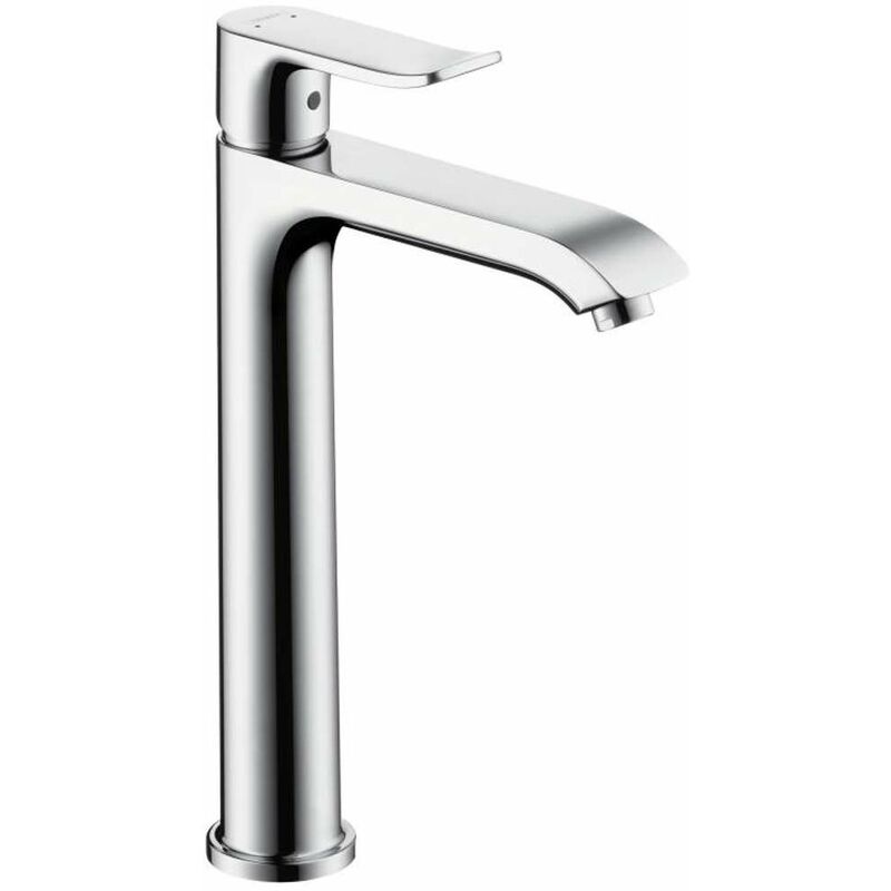 foto del prodotto hansgrohe metris new miscelatore monocomando 200 per lavabo, con sistema di scarico, cromato 31183000