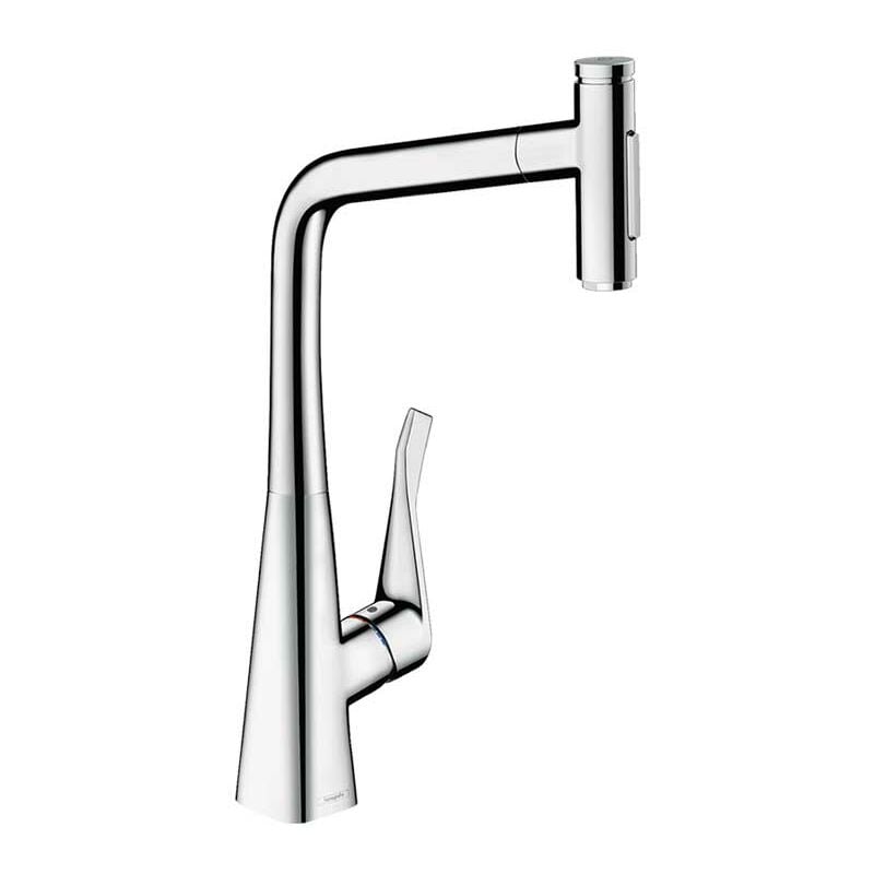 foto del prodotto hansgrohe metris select m71 cromato miscelatore lavello cucina 73820000