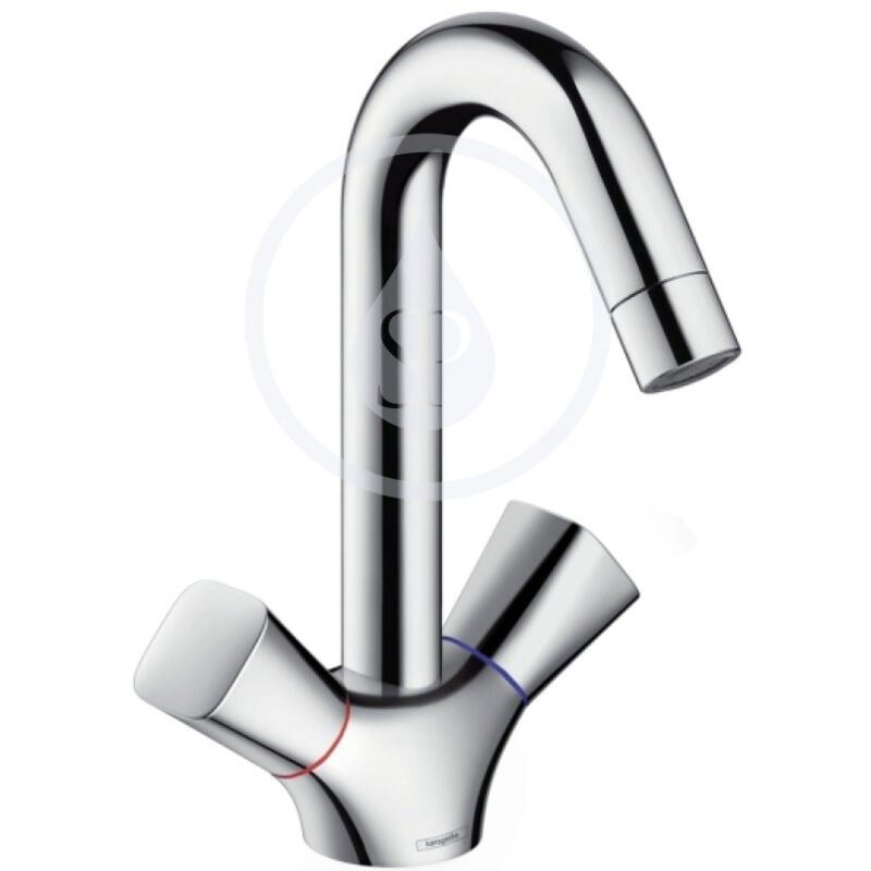 foto del prodotto hansgrohe miscelatore per lavabo logis con scarico a scomparsa, cromo 71222000 