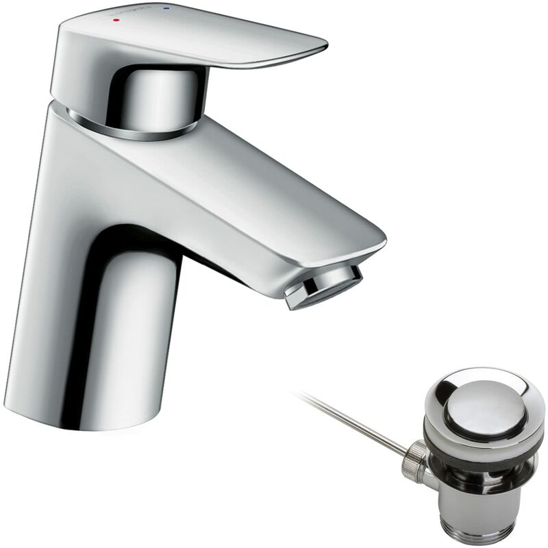 foto del prodotto hansgrohe mycube miscelatore monocomando lavabo m con saltarello, cromo, 71010000