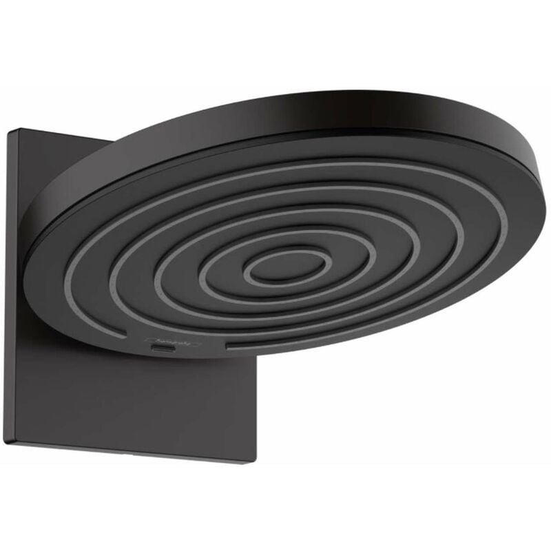 foto del prodotto hansgrohe pulsify s soffione doccia 260 con attacco, 2 getti, nero opaco 24150670
