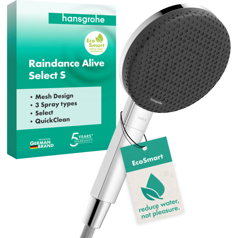 foto del prodotto hansgrohe raindance alive select s douchette main 125 3jet