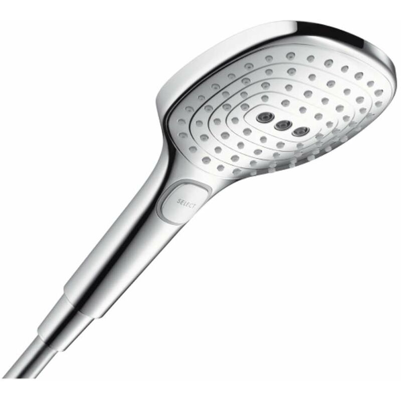 foto del prodotto hansgrohe raindance select e doccetta a mano 120, 3 getti, ecosmart 9 l min, cromata 26521000