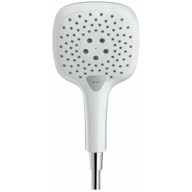 foto del prodotto hansgrohe raindance select e doccetta a mano 150, 3 getti, bianca cromata 26550400