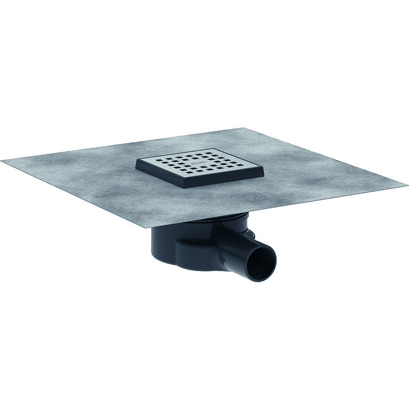 foto del prodotto hansgrohe raindrain point, set complet d vacuation ponctuelle,