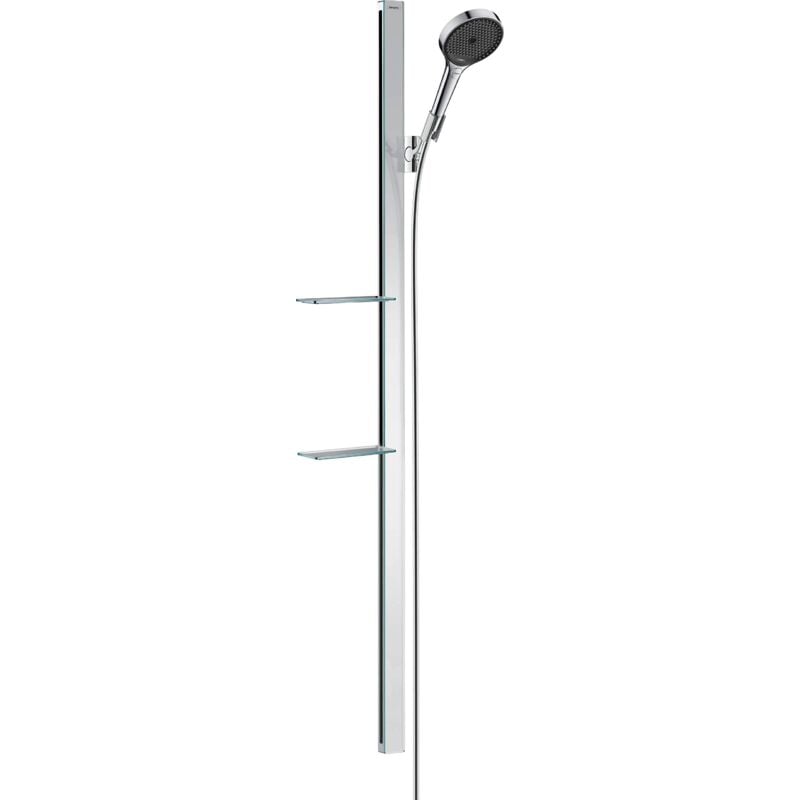 foto del prodotto hansgrohe rainfinity set doccia 130 3 getti ecosmart con asta doccia 150 cm, cromo, 27674000