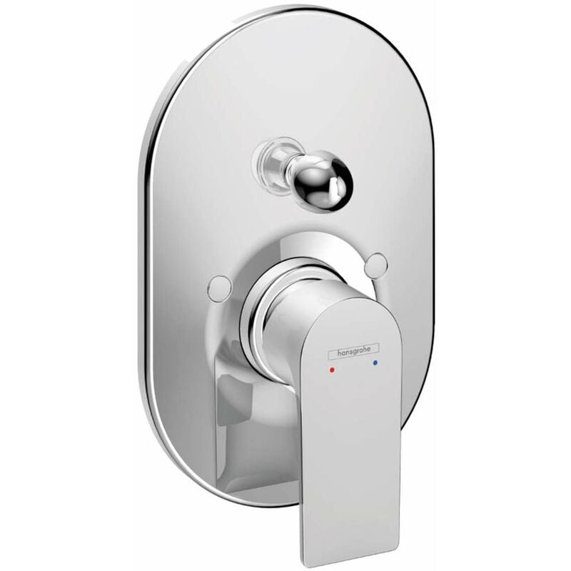 foto del prodotto hansgrohe - rebris e - miscelatore ad incasso per vasca da bagno, cromo 72459000
