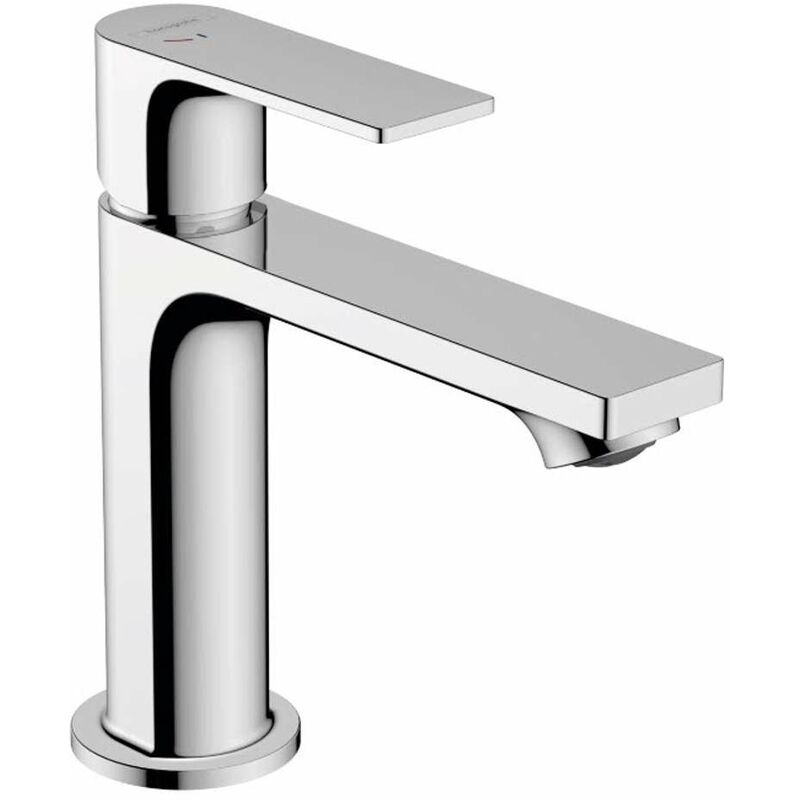 foto del prodotto hansgrohe rebris e miscelatore da lavabo, con sistema di scarico, coolstart, cromo 72551000