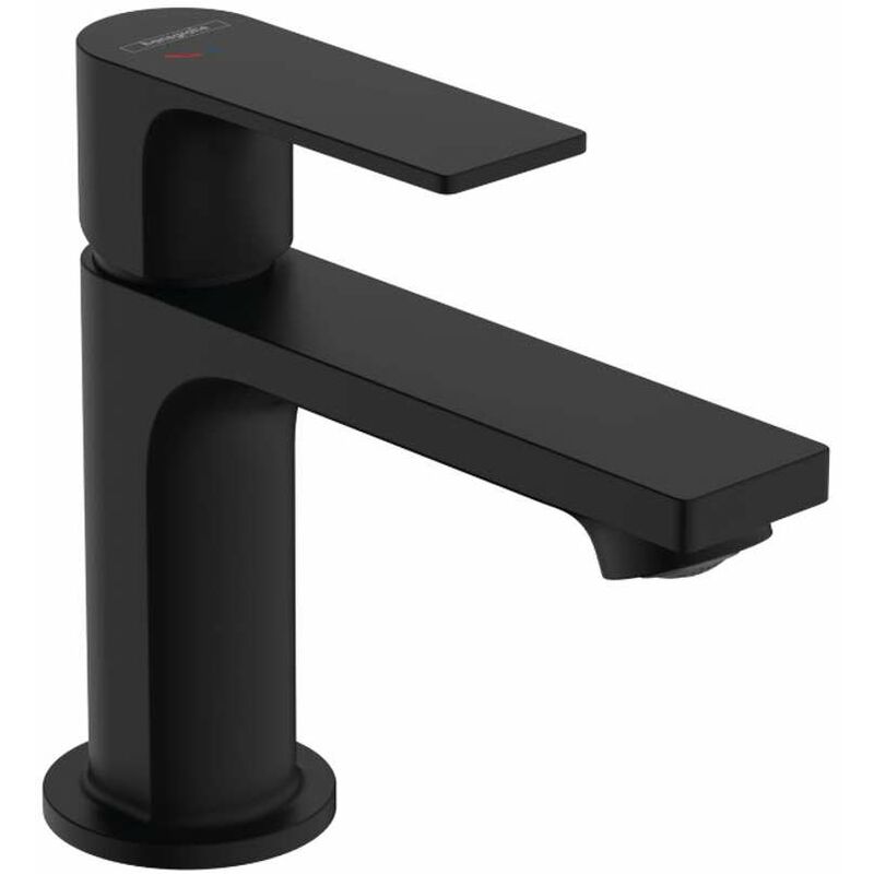 foto del prodotto hansgrohe rebris e miscelatore da lavabo, con sistema di scarico, coolstart, ecosmart, nero opaco 72587670