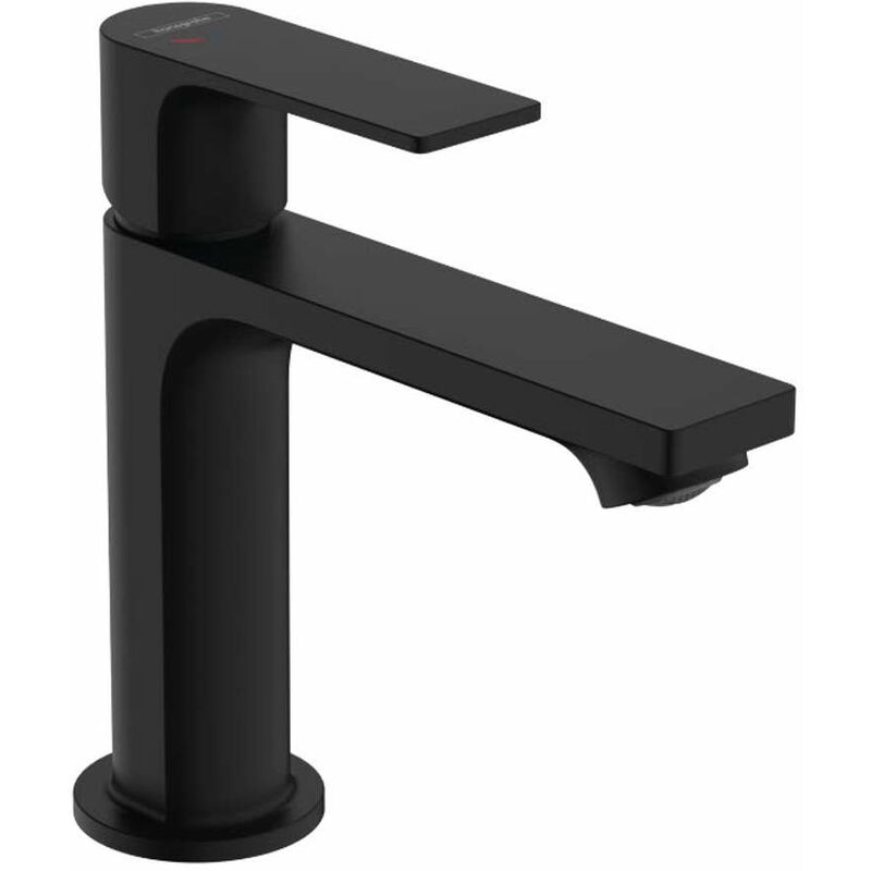 foto del prodotto hansgrohe rebris e miscelatore da lavabo, con sistema di scarico, coolstart, ecosmart, nero opaco 72589670
