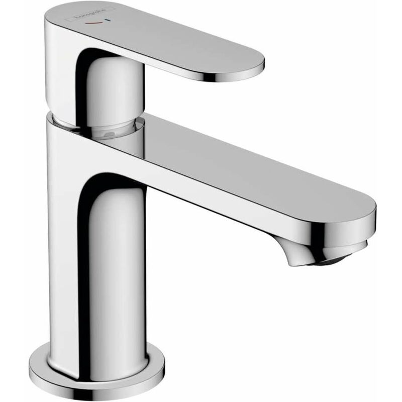 foto del prodotto hansgrohe rebris s miscelatore da lavabo, con sistema di scarico, coolstart, ecosmart, cromo 72586000