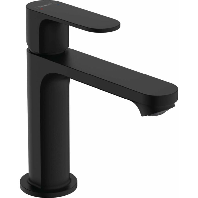 foto del prodotto hansgrohe rebris s miscelatore da lavabo, con sistema di scarico, nero opaco 72517670