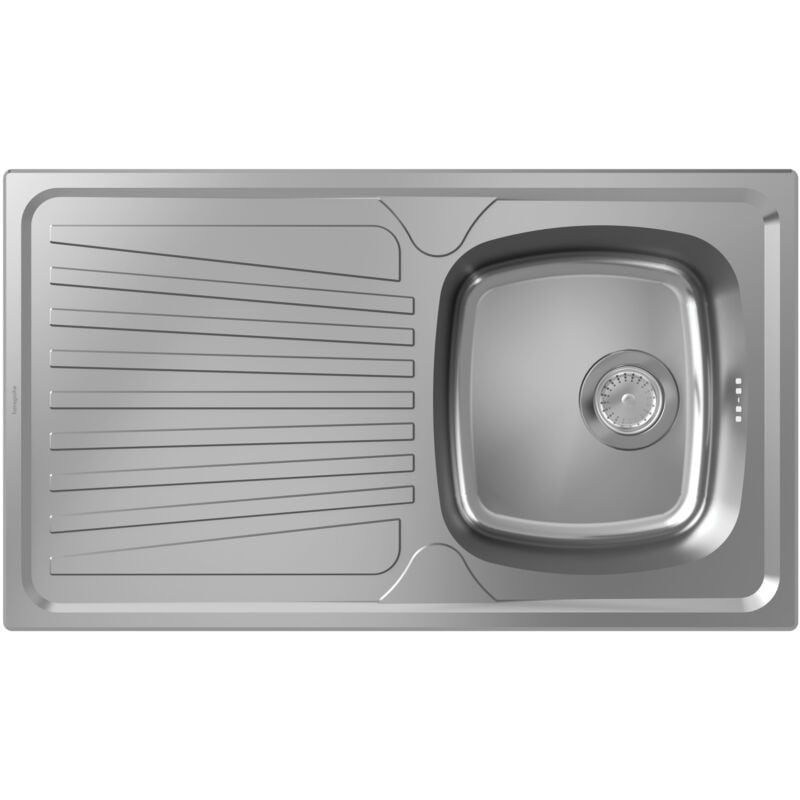foto del prodotto hansgrohe s21 evier encastr 342, acier inoxydable, avec
