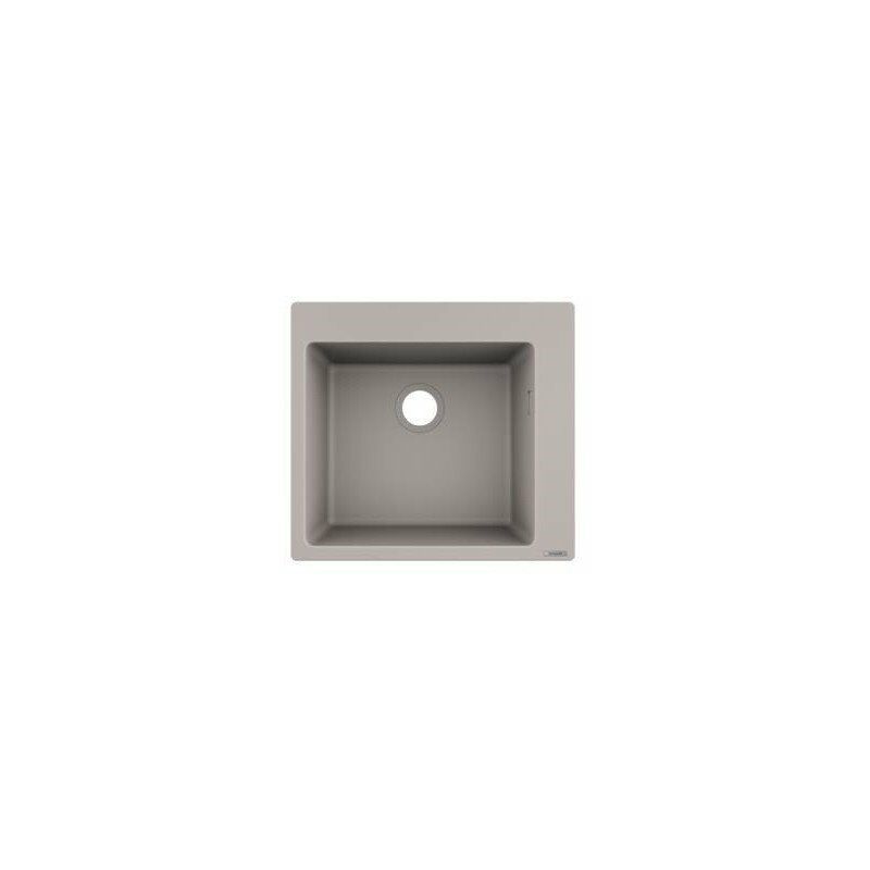 foto del prodotto hansgrohe s510 f450 lavello incasso 450 cemento grigio