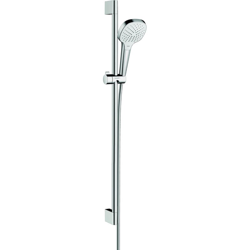 foto del prodotto hansgrohe set croma select e 110 vario ecosmart unica'croma 0,90m, bianco cromo 26593400