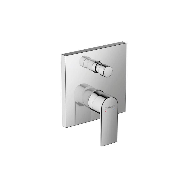 foto del prodotto hansgrohe set di finitura vernis shape per miscelatore da incasso per vasca doccia, cromo 71468000 