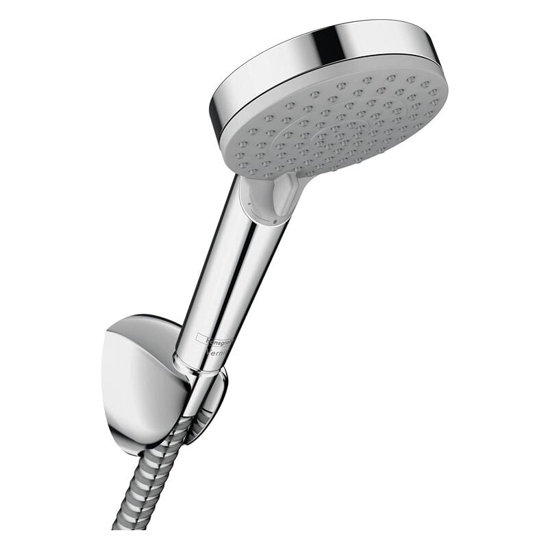 immagine 0 del prodotto hansgrohe set doccia vernis blend con staffa a parete, doccetta ecosmart 100 vario a 2 getti, tubo flessibile 160 cm, cromato 26278000 