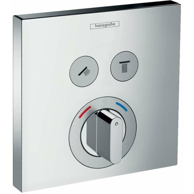 foto del prodotto hansgrohe shower select miscelatore ad incasso per 2 utenze, cromato 15768000