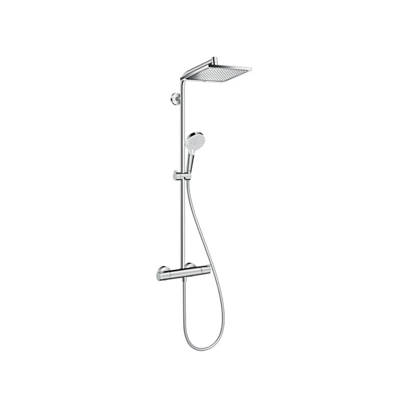 foto del prodotto hansgrohe showerpipe crometta e 240, set doccia a 1 getto, cromato 27271000 bp 