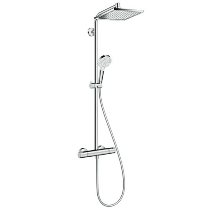 foto del prodotto hansgrohe showerpipe crometta e 240, set doccia a 1 getto, cromato hg 27271000 