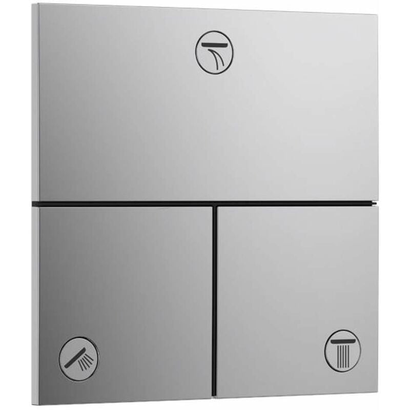 foto del prodotto hansgrohe showerselect comfort deviatore ad incasso per 3 utenze, cromo 15573000