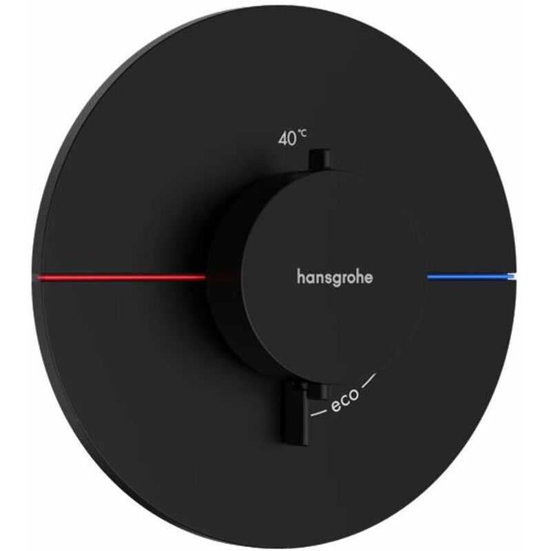 foto del prodotto hansgrohe showerselect comfort miscelatore termostatico ad incasso, nero opaco 15559670