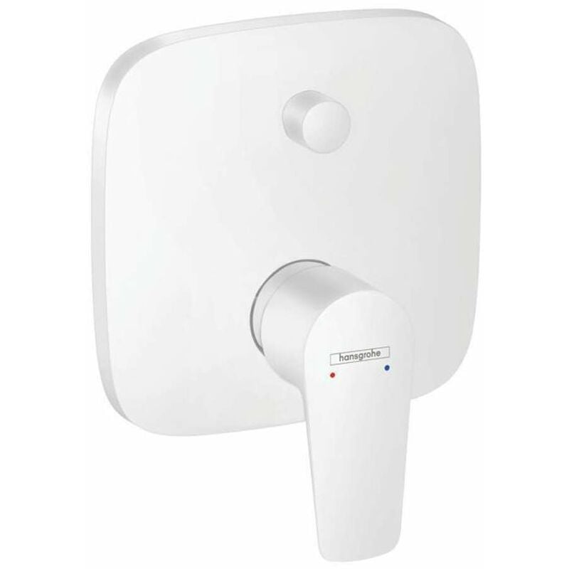 foto del prodotto hansgrohe talis e miscelatore ad incasso per vasca da bagno, bianco opaco 71745700