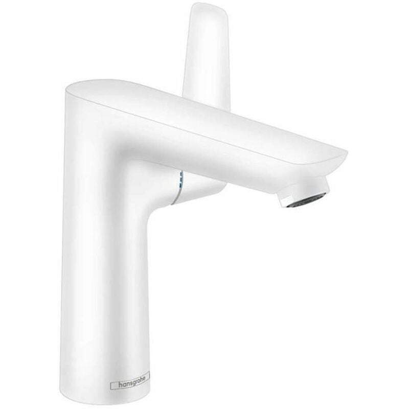foto del prodotto hansgrohe talis e miscelatore da lavabo, con sistema di scarico, bianco opaco 71754700