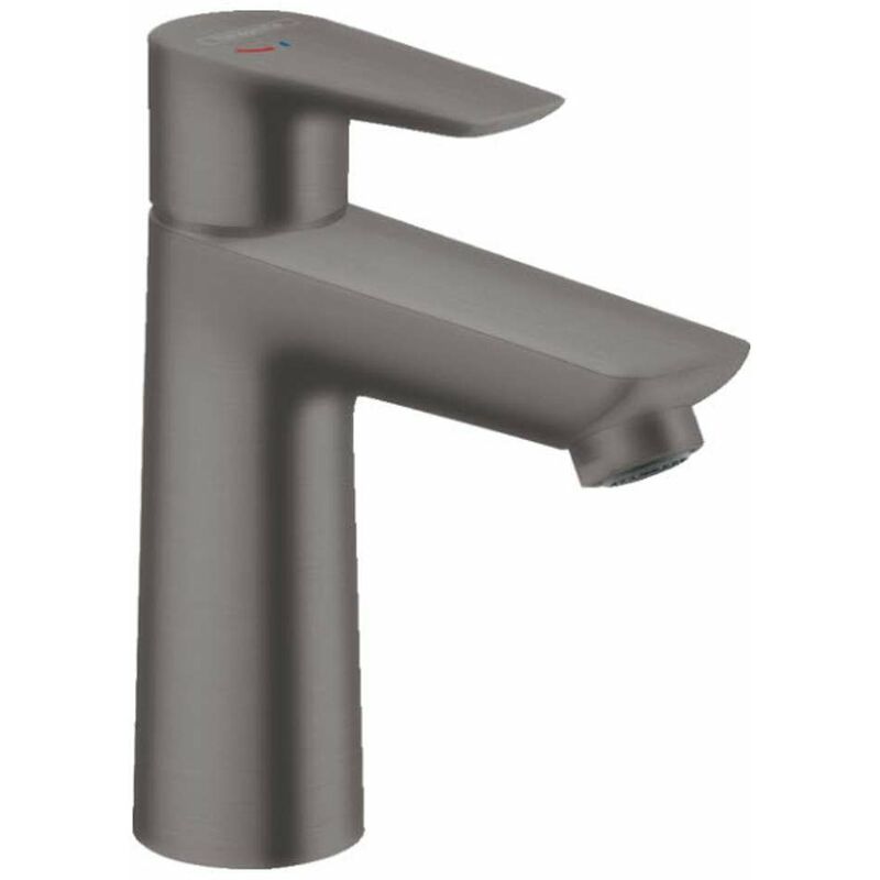 foto del prodotto hansgrohe talis e miscelatore da lavabo con sistema di scarico, coolstart, cromo nero spazzolato 71713340