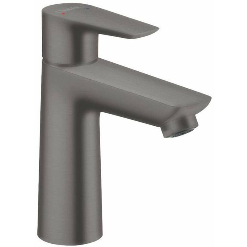 foto del prodotto hansgrohe talis e miscelatore da lavabo, con sistema di scarico, cromo nero spazzolato 71710340