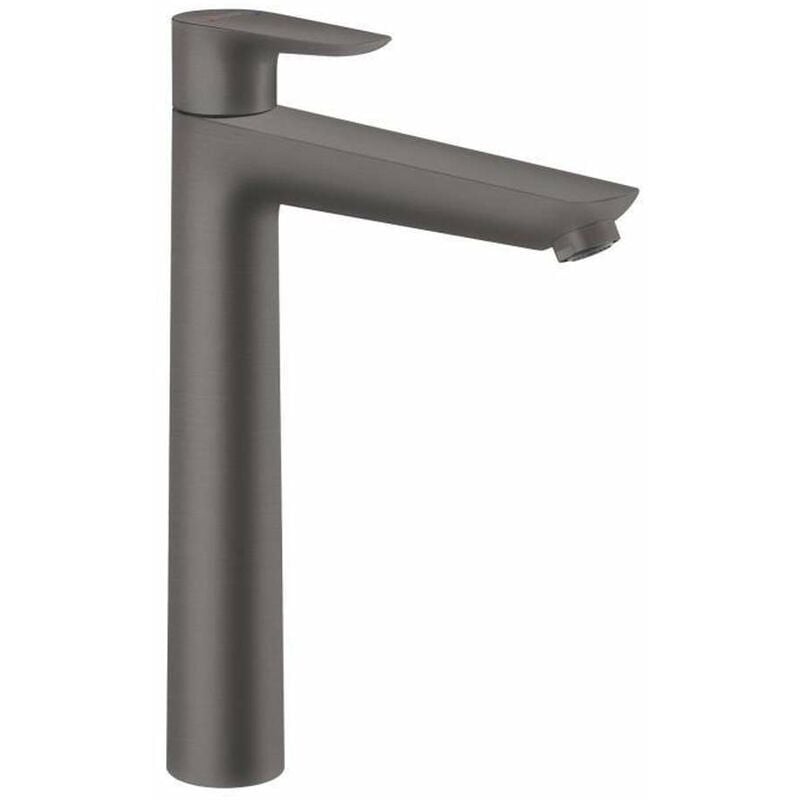 foto del prodotto hansgrohe talis e miscelatore da lavabo, con sistema di scarico, cromo nero spazzolato 71716340
