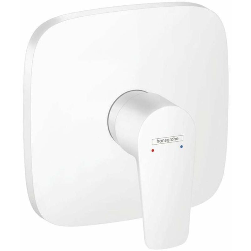 foto del prodotto hansgrohe talis e miscelatore doccia ad incasso, bianco opaco 71765700