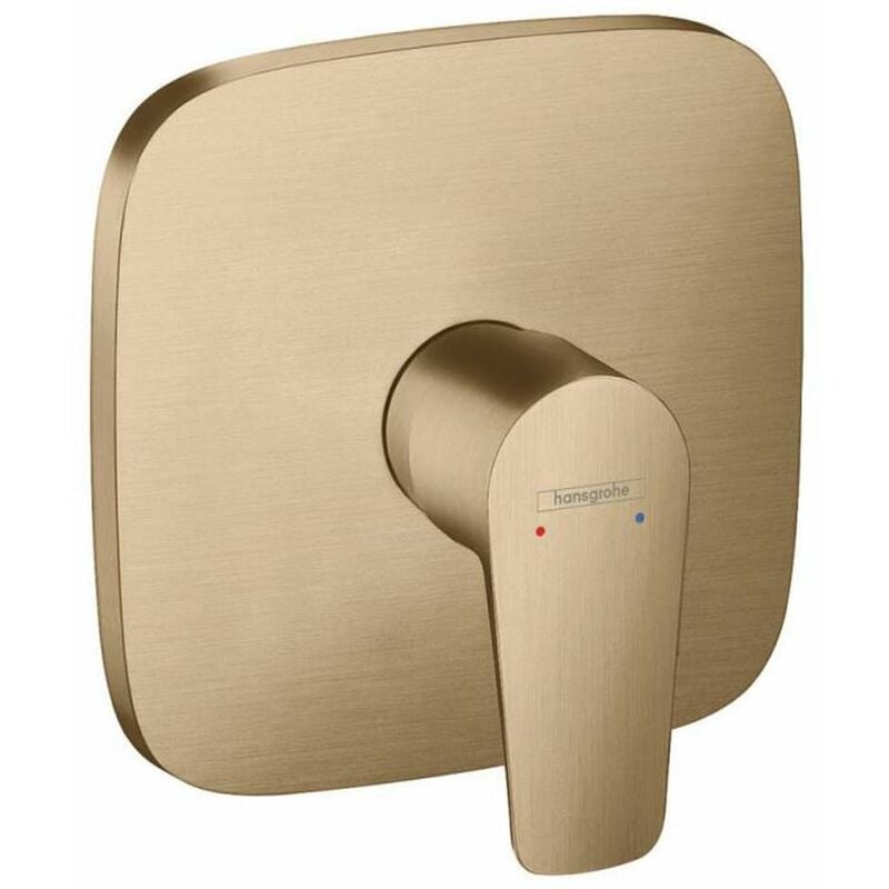 foto del prodotto hansgrohe talis e miscelatore doccia ad incasso, bronzo spazzolato 71765140
