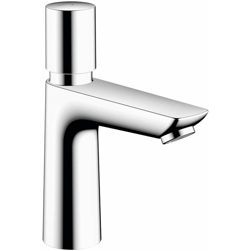 foto del prodotto hansgrohe talis e rubinetto non miscelatore con chiusura automatica, solo acqua fredda, ecosmart, cromo 71719000