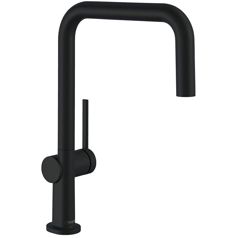 foto del prodotto hansgrohe talis m54, miscelatore cucina u 220, 1 getto, nero opaco 72806670 